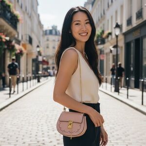 United Colors of Benetton Elegant Pink/Blush Crossbody Bag – NWOT